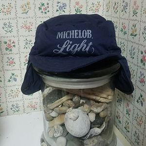 Vintage Michelob Light Puffy Button Hat - image 1